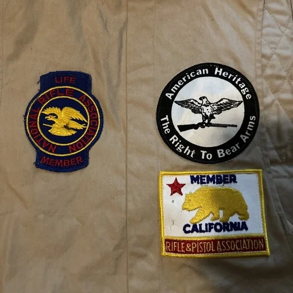 Vintage 10x SPORTSMAN Shooting Vest CLUB USMC Major General Walter Great Farrell
